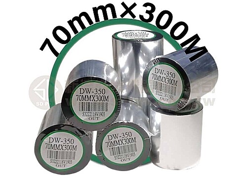 70mm×300M 條碼機 標籤機 專用碳帶/色帶